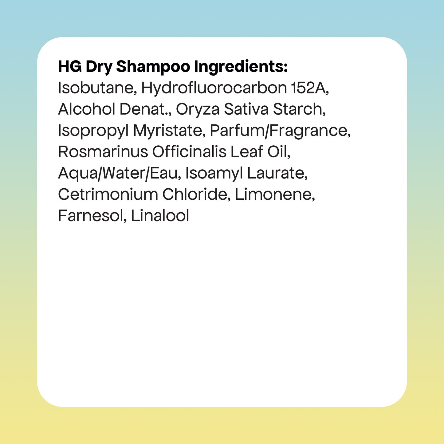 ingredients