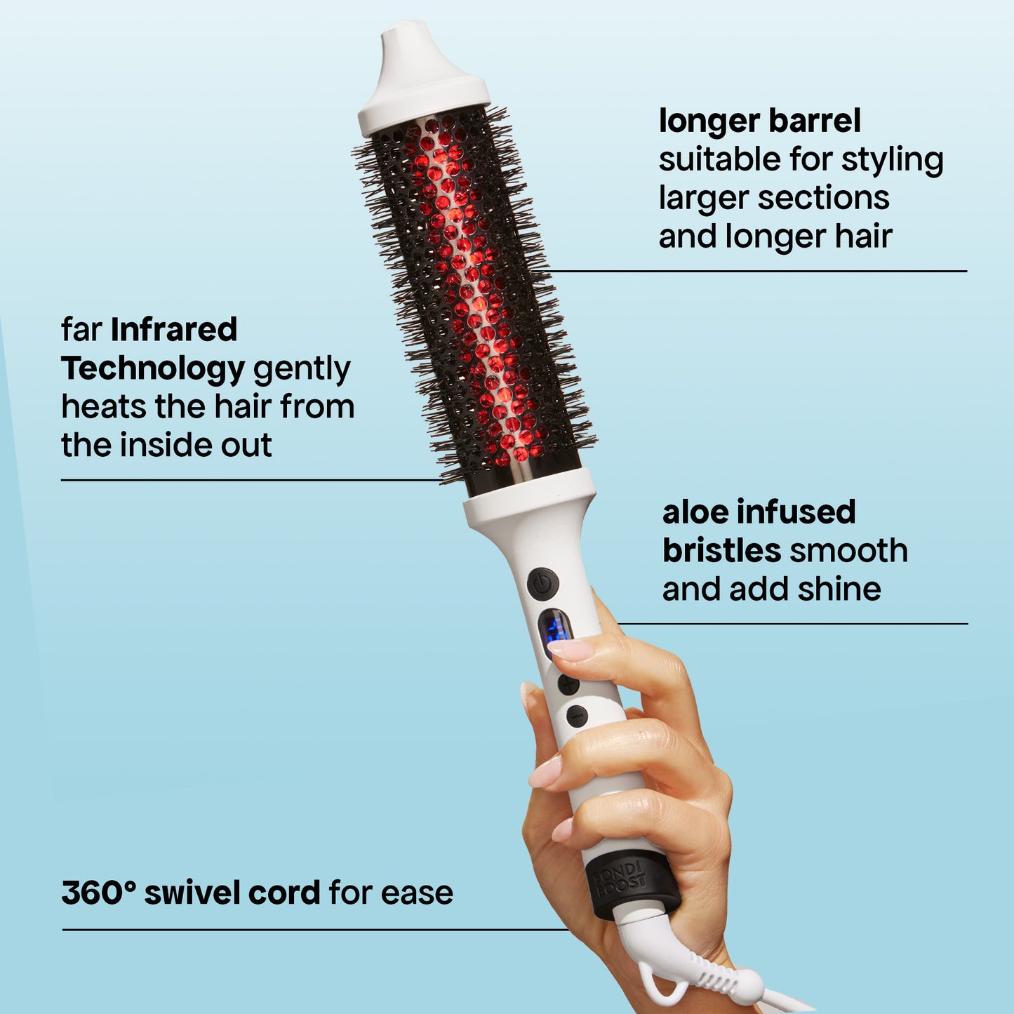 LONG BARREL INFRARED THERMAL BOUNCE BRUSH