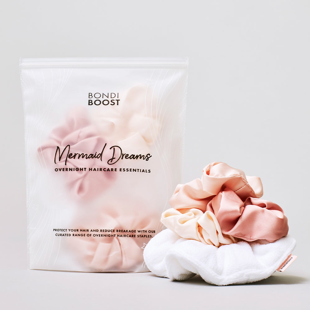 Sleep & Shower Scrunchies - Protects hair from breakage