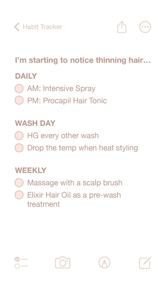 Healthy Hair Habits Tracker: Tiny Habits, Big Rewards BondiBoost.com