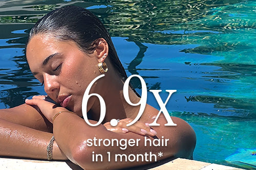 6.9x stronger hair in 1 month