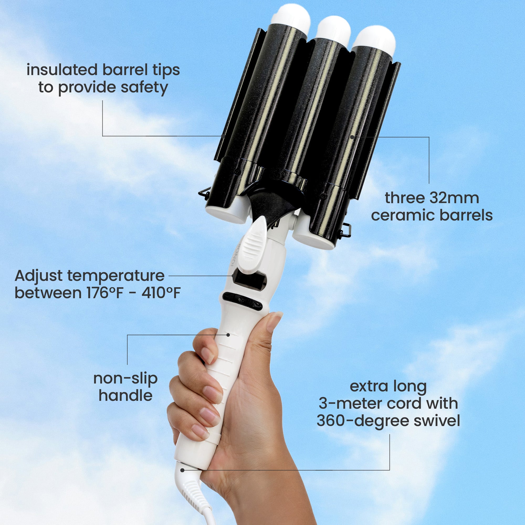【美品】パルティール　usperwave Wave Wand 32MM | Hair Tool | BondiBoost – BondiBoost.com