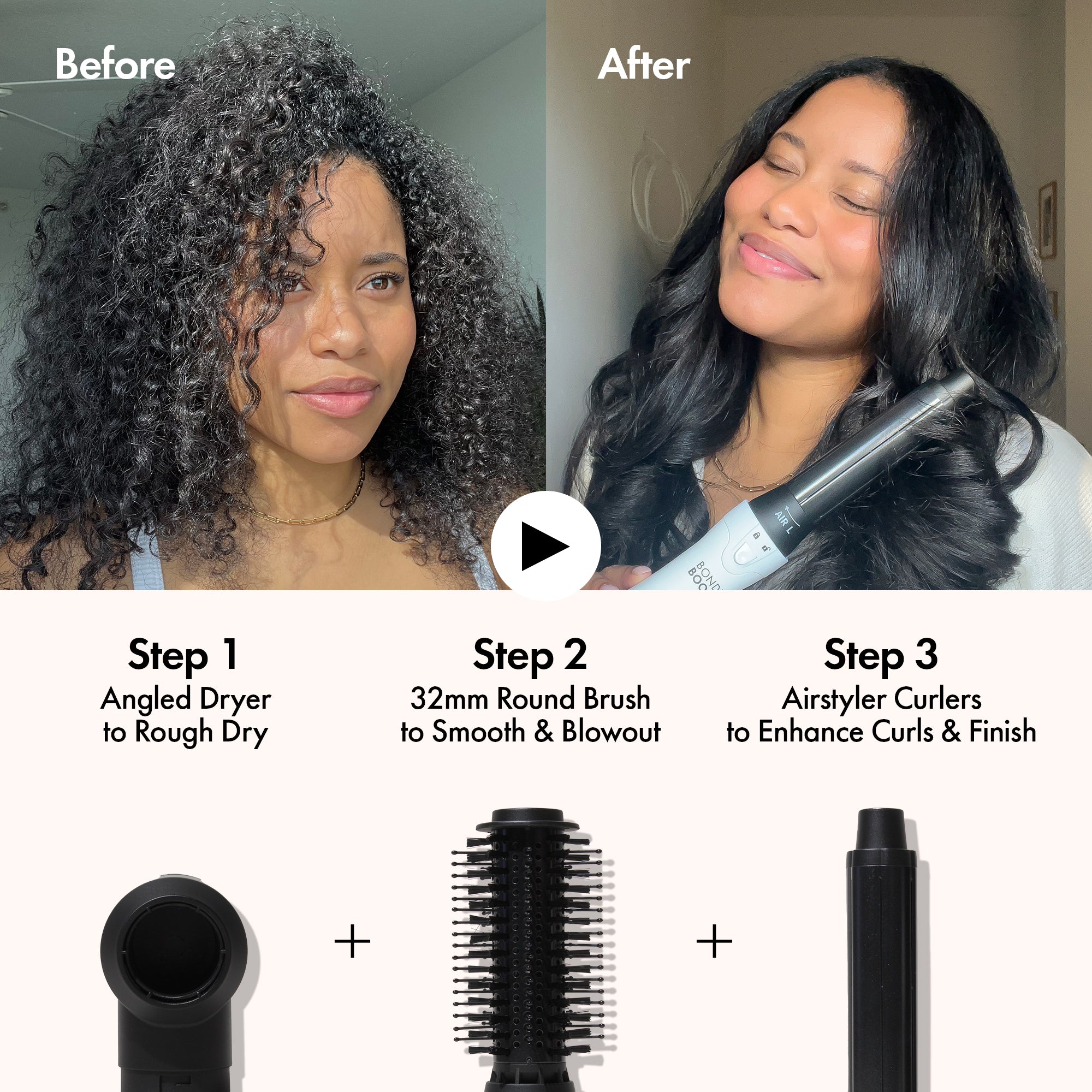 Everlast Airstyler Blow Dryer & Multi Styler Tool