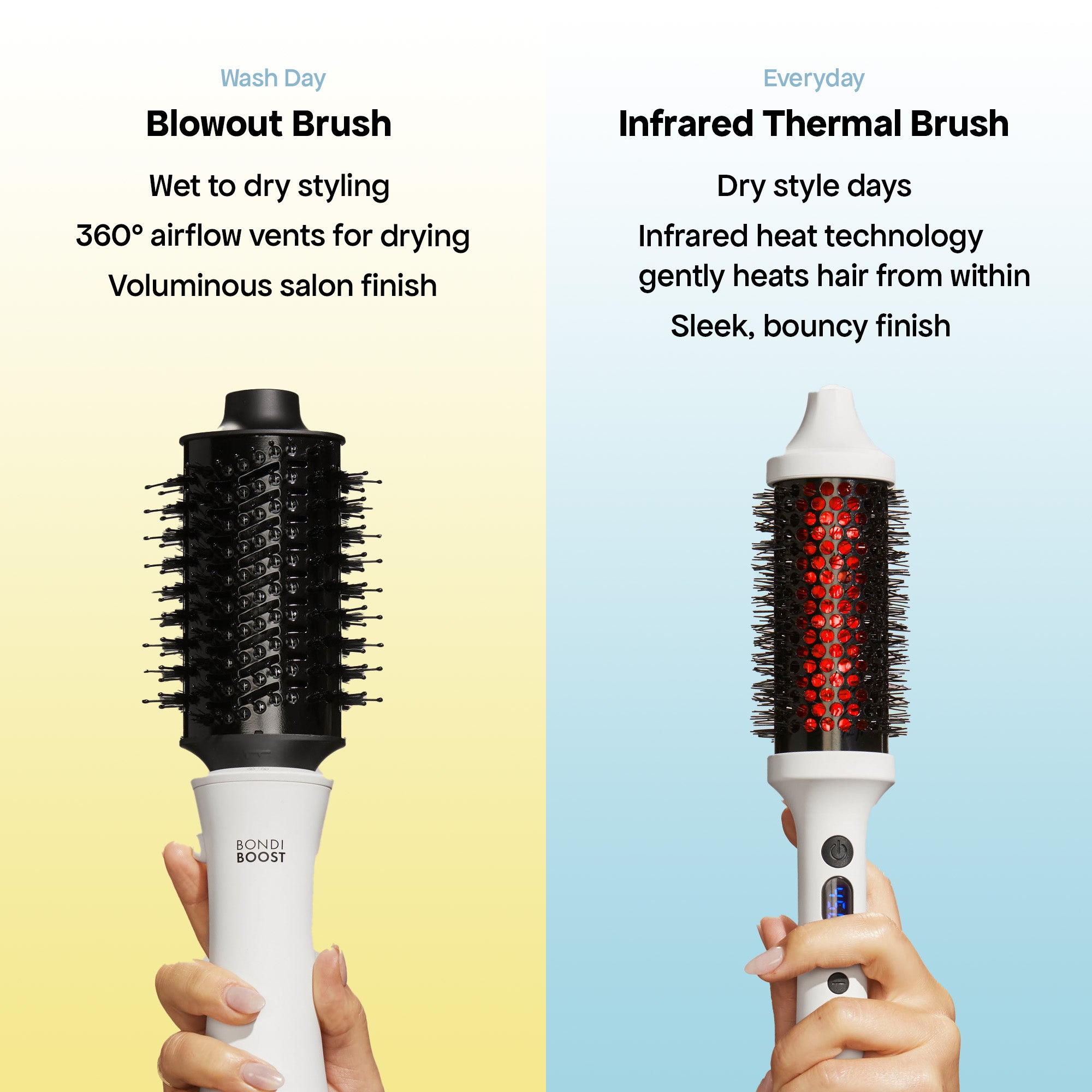 Professional Hair Dryer Brush store for Women 75mm oval brush