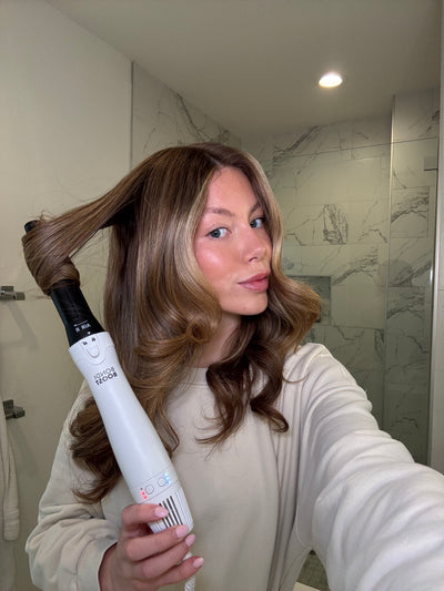 Select your attachment for waves and curls