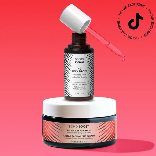 STRAWBERRY GUM MIRACLE HAIR MASK & LOCK DROPS -TIK TOK EXCLUSIVE