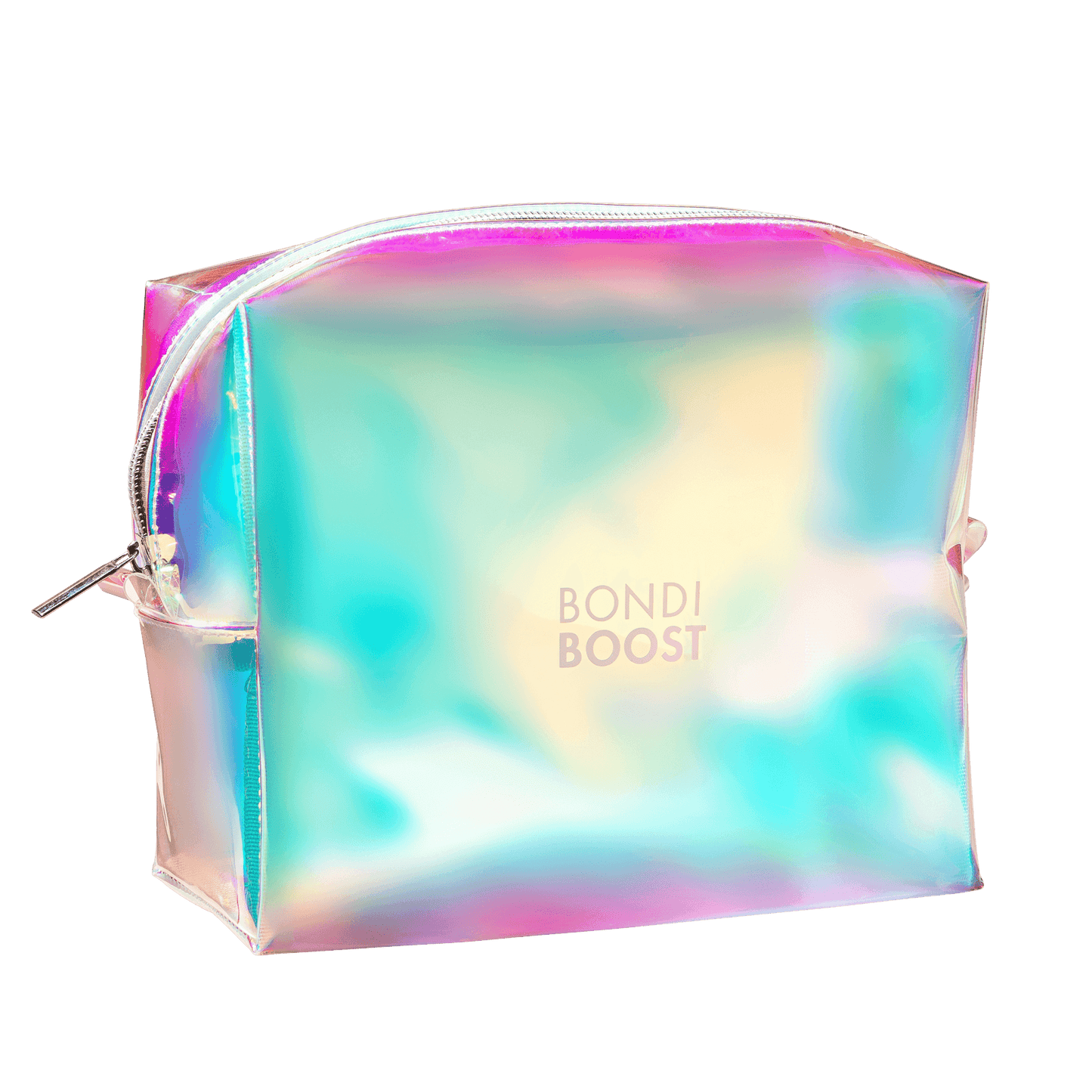 CLEAR TRAVEL BAG - HOLOGRAPHIC