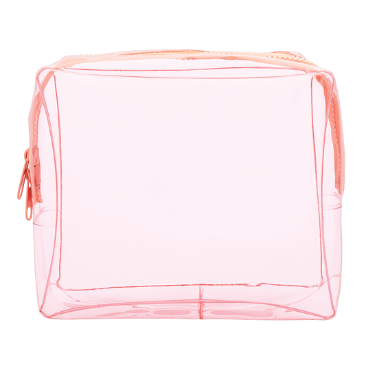 CLEAR TRAVEL BAG - PINK