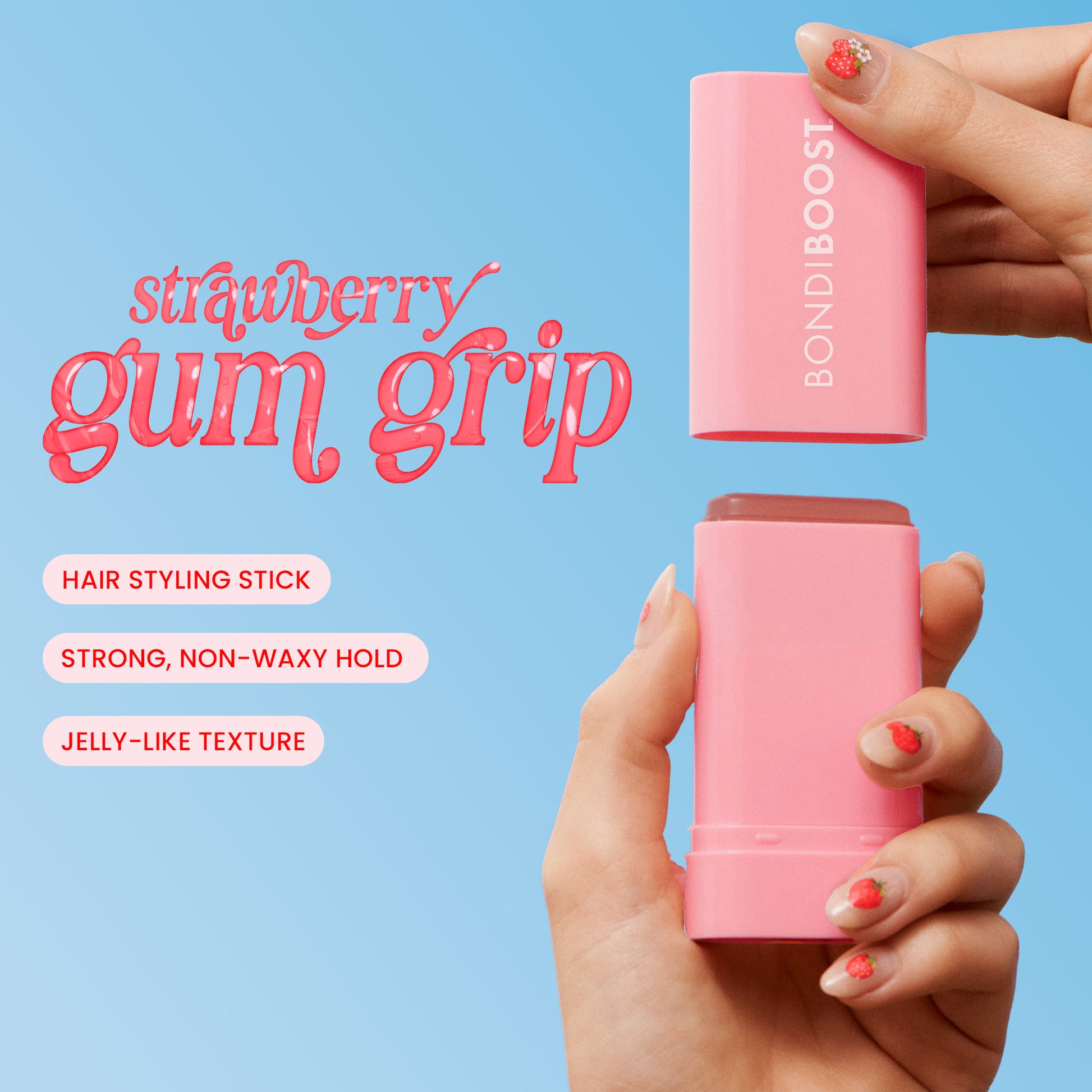 STRAWBERRY GUM GRIP BondiBoost.com