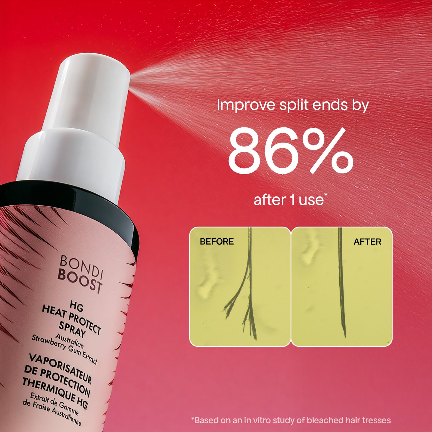 STRAWBERRY GUM HEAT PROTECT SPRAY & MIRACLE HAIR MASK - TIK TOK EXCLUSIVE