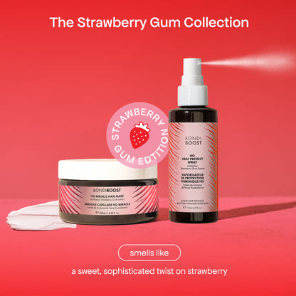 STRAWBERRY GUM HEAT PROTECT SPRAY & MIRACLE HAIR MASK - TIK TOK EXCLUSIVE