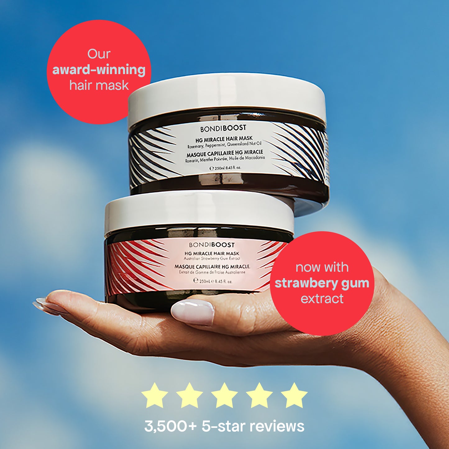 STRAWBERRY GUM MIRACLE HAIR MASK & OG MIRACLE HAIR MASK DUO - TIK TOK EXCLUSIVE