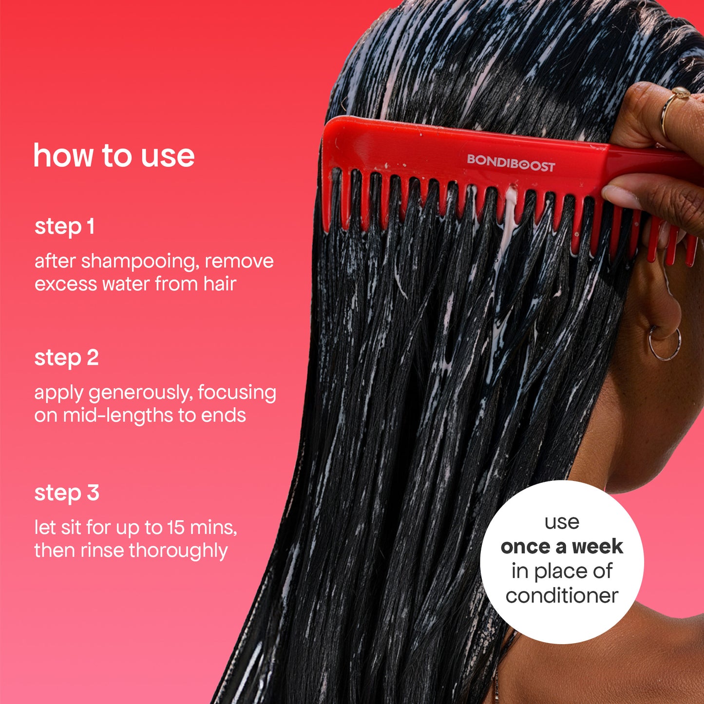 STRAWBERRY GUM MIRACLE HAIR MASK & LOCK DROPS -TIK TOK EXCLUSIVE