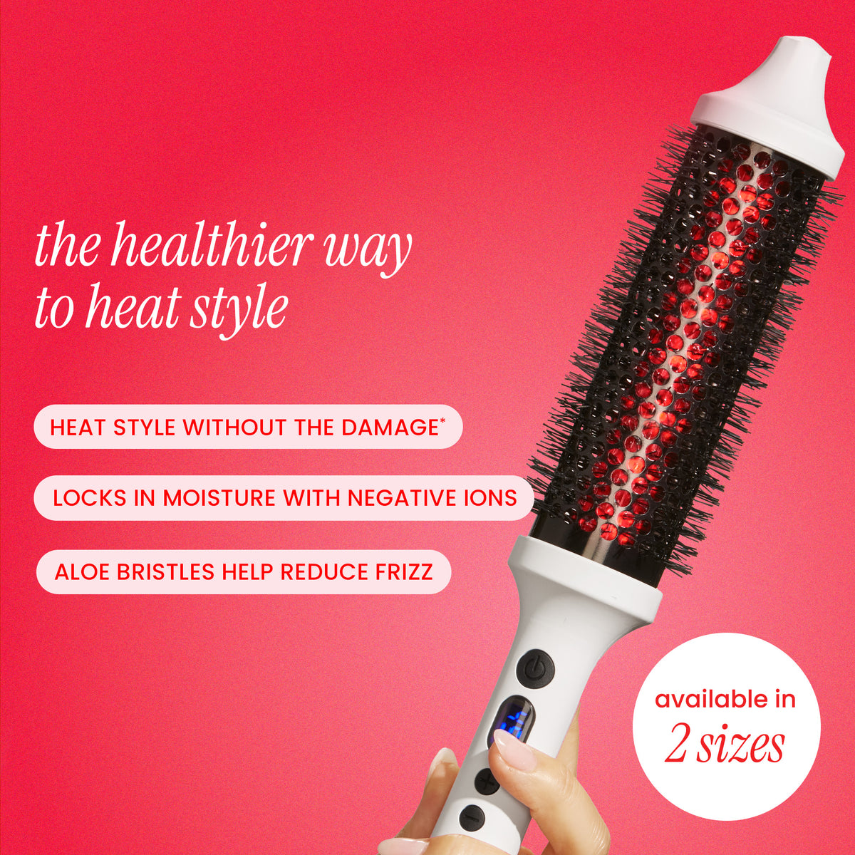 LONG BARREL INFRARED THERMAL BOUNCE BRUSH Bondi Boost