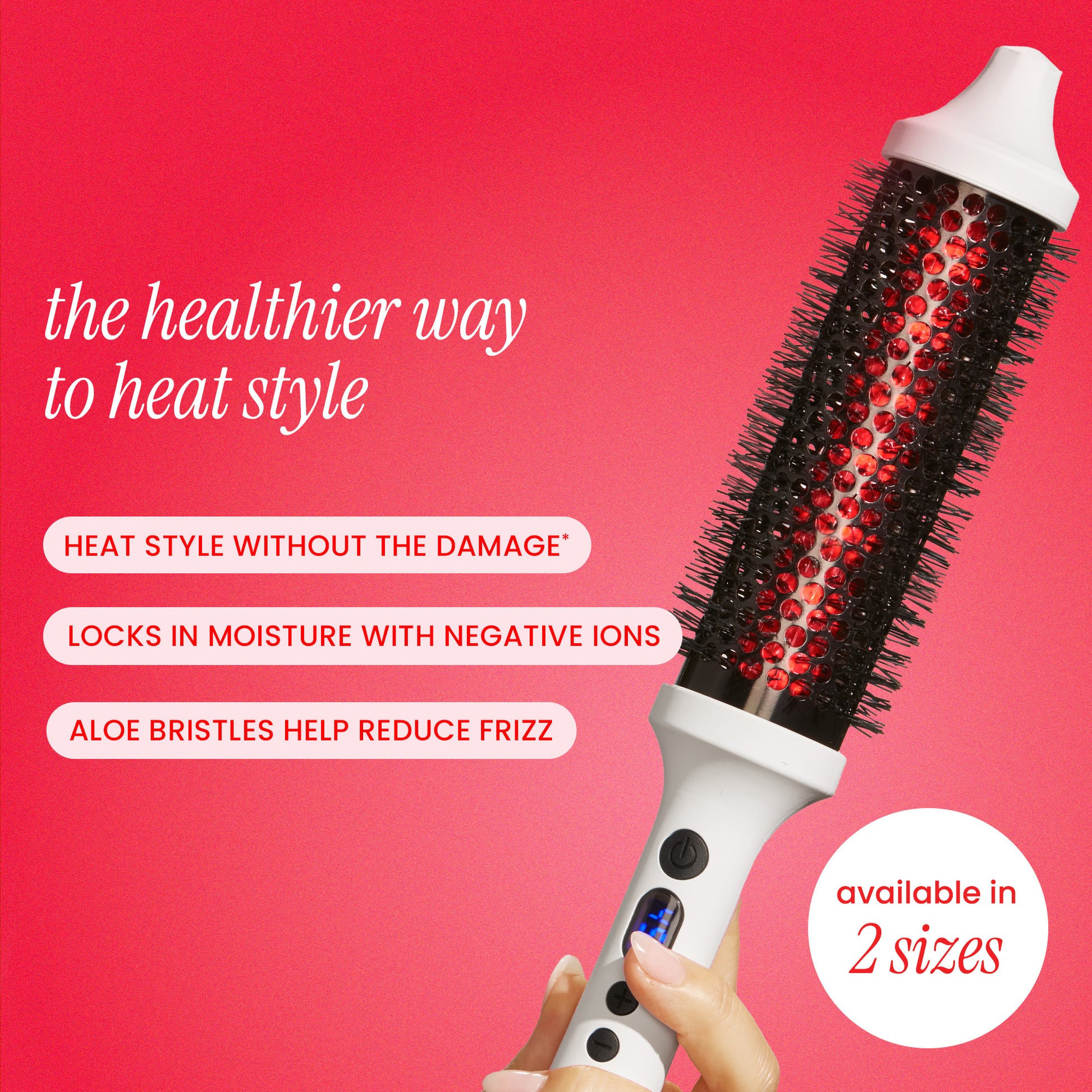 LONG BARREL INFRARED THERMAL BOUNCE BRUSH Bondi Boost