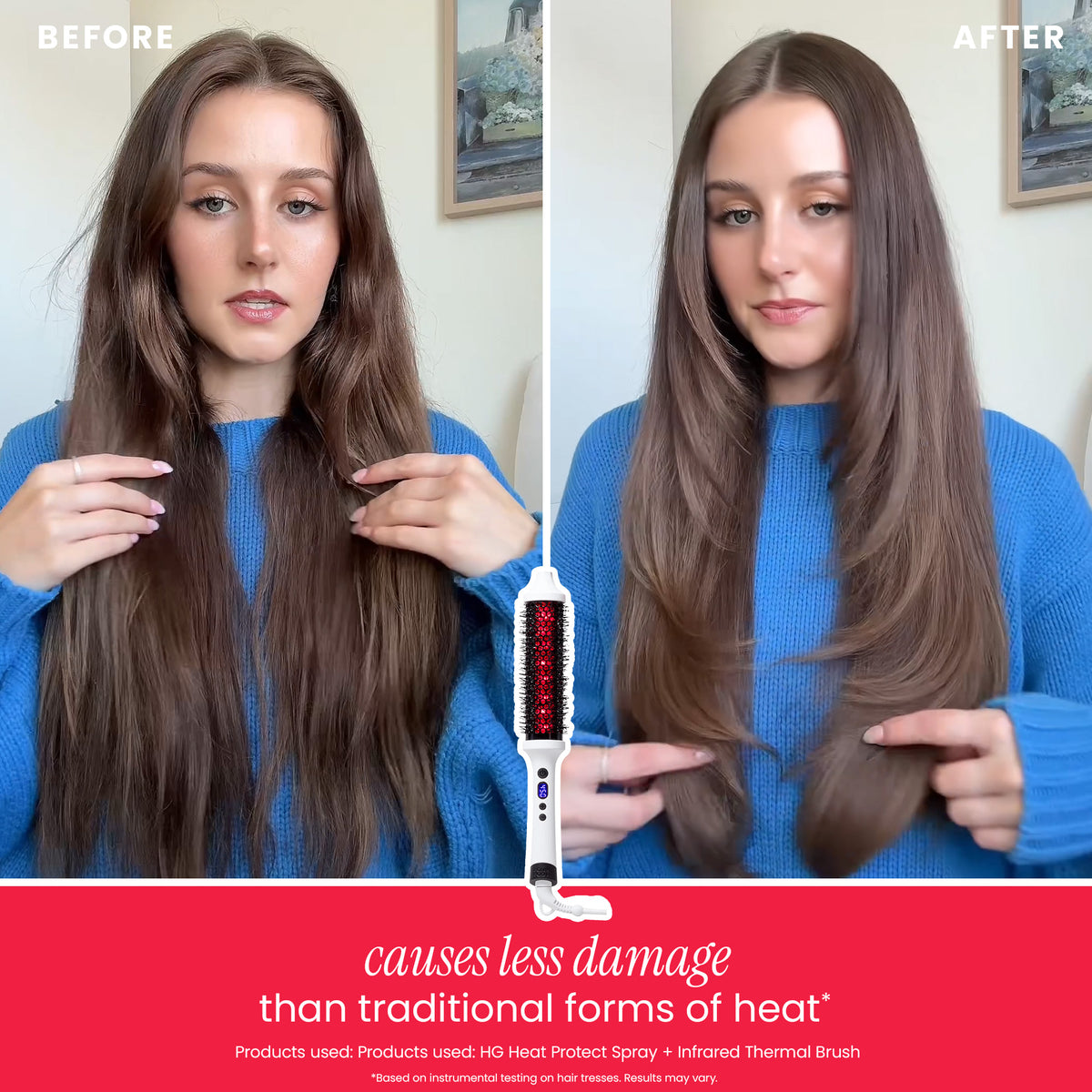 LONG BARREL INFRARED THERMAL BOUNCE BRUSH Bondi Boost