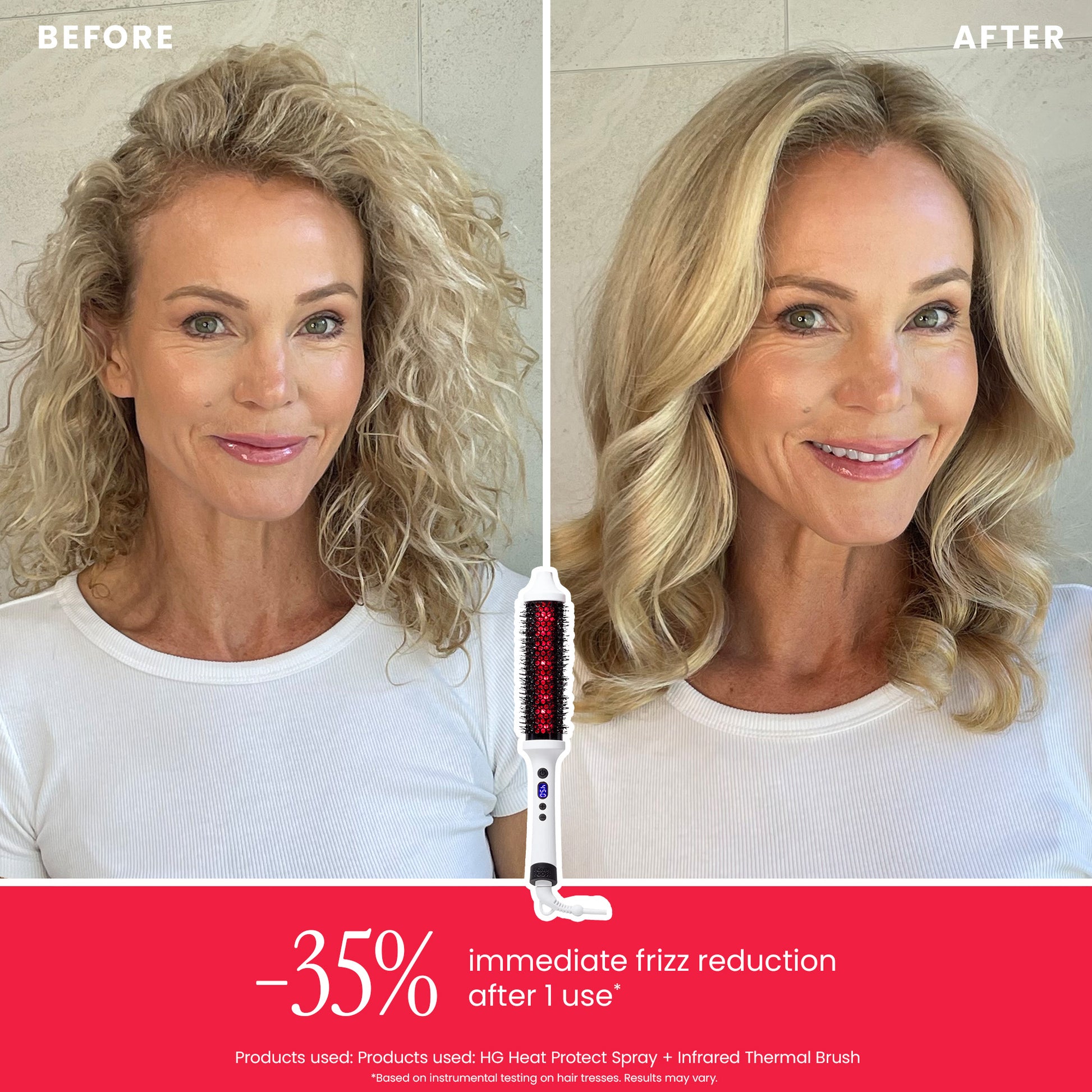 LONG BARREL INFRARED THERMAL BOUNCE BRUSH Bondi Boost