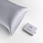 Grey Satin Pillowcase - STANDARD