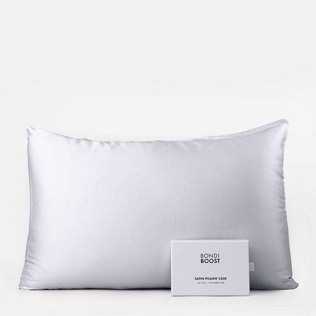 Grey Satin Pillowcase - KING