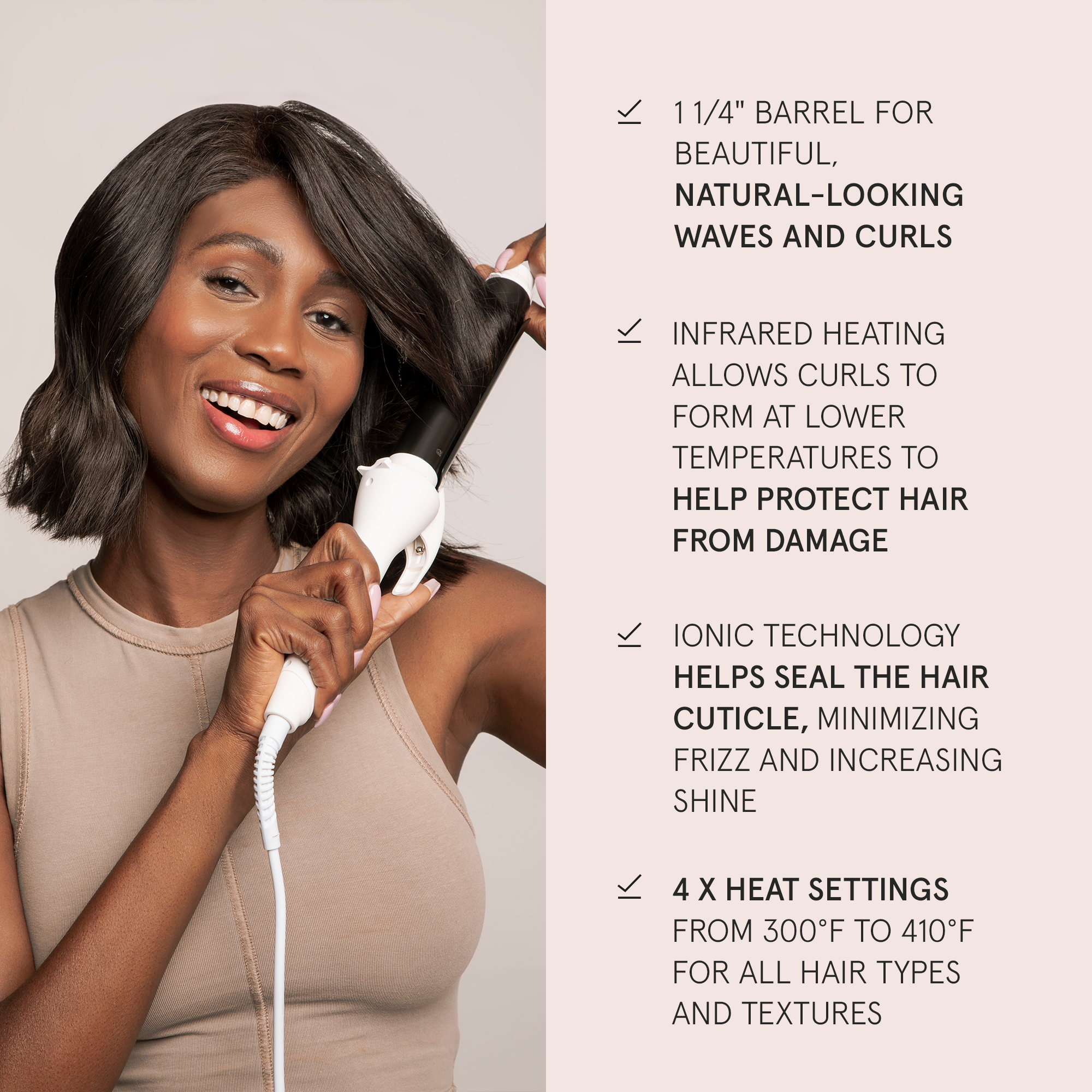 Clever Curler Clipcurler and curling wand BondiBoost